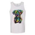 thumbnail image 3 of Dean Russo Unconditional Loyalty Dog Lover Mens Graphic Tank Top, White, XX-Large, 3 of 6