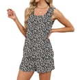 thumbnail image 5 of UDAUDU 2 Piece Short Sets for Women Floral Graphic Sleeveless Tank Top & Shorts Beach Travel Casual Clothes White XL, 5 of 8