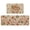 Red, variant on Sm:)e Gingerbread Man Snowman Christmas Kitchen Rugs and Mats, 17x29Inch and 17x47 Inch, Non Slip Linen Mat Inside Washable for Porch Patio Hallway, Pink
