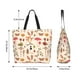 thumbnail image 5 of Fotbe Autumn Bolsa Tote Estética de Lona con Estampado para Mujer - Bolsa Reutilizable de Hombro Casual para Vacaciones, Compras, Trabajo y Gimnasio, 5 of 8