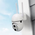 thumbnail image 1 of Cámara De Doble Lente, Alertas En Tiempo Real Cámara De Seguridad Exterior 1080P HD Multiusuario Compartido 2 Métodos De Almacenamiento Para El Hogar Al Aire Libre, 1 of 7