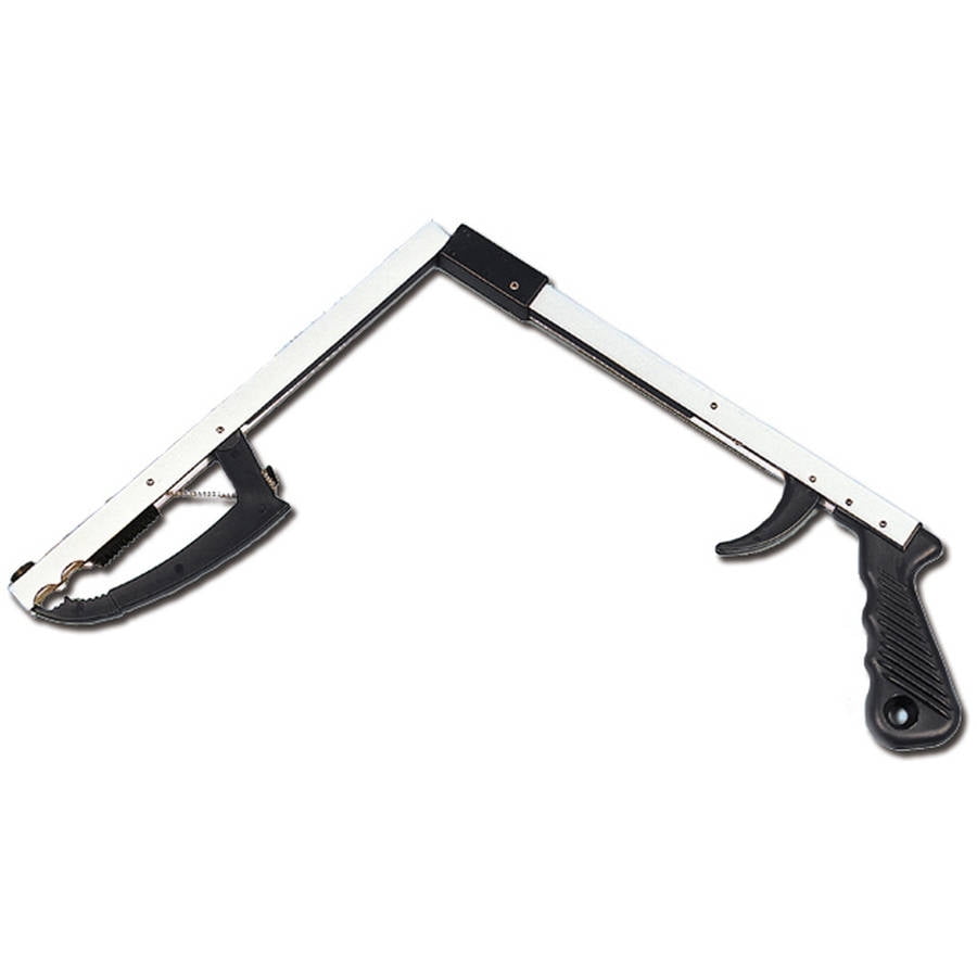 Essential Medical Supply Folding Aluminum Reacher with Plastic Jaw and Handle in 22' Length