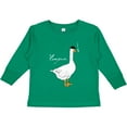 thumbnail image 3 of Inktastic French Goose says Honque Boys or Girls Long Sleeve Toddler T-Shirt, 3 of 5