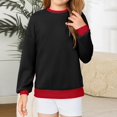thumbnail image 2 of Ruyang Cute Sweatshirts for Teen Girls Trendy Sweatshirt Y2K Long Sleeve Crewneck Baggy School Hoodies Pullover Tops, 2 of 9