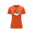 thumbnail image 2 of Playera Blusa Con Estampado De Santa Arbolito De Navidad Ropa Para Mujer Color Anaranjado Talla Chica Marca Emil SaEs, 2 of 4