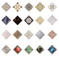 thumbnail image 2 of Electronicheart 10pcs 3D Diagonal Tile Seam Stickers Film Self Adhesive Floor Wall Decorative Tiles Sticker, 2 of 6
