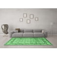 thumbnail image 3 of Ahgly Company Indoor Round Persian Emerald Green Traditional Area Rugs, 7' Round, 3 of 4
