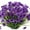 Deep purple, variant on Sinhoon 12 Bundles Artificial Flowers Outdoor UV Resistant Fake Flowers No Fade Faux Plants Garden Porch Window Box Decorating