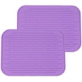 thumbnail image 1 of DAMAIE 2pcs Silicone Dish Drying Mat Mat Heat & Resistant Mat Easy Clean Dishwasher Safe Eco-Friendly, 1 of 3