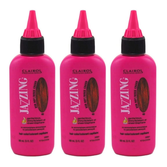 Clairol Jazzing #40 Red Hot 3 Ounce (88ml) (3 Pack)