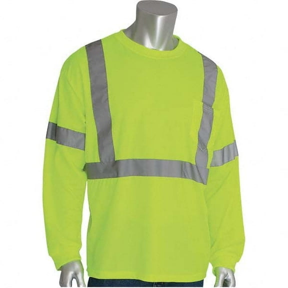 PIP 313-1300-LY/5X ANSI Class 3 Long Sleeve T-Shirt
