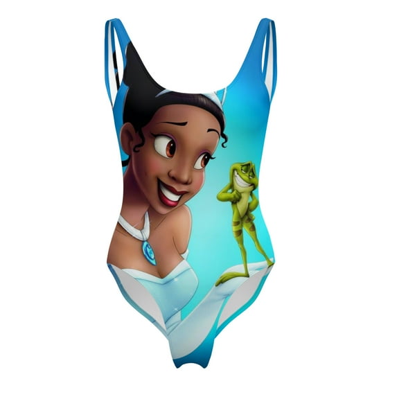 Tiana Theme Women's One-Piece Coverage Swimsuit