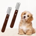 thumbnail image 3 of Wooden Handle Pets Hair Stripping Comb Convenient Hanging Hole Design Hair Remover Grooming Tool Practical Pets Supplies, 3 of 7
