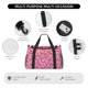 thumbnail image 4 of Balery Colorful Donuts 1 Bolsa de Gimnasio para Mujeres, Bolsa de Viaje con Bolsillo Húmedo, Bolsa de Fin de Semana para Mujeres, Bolsa de Viaje Resistente al Agua, 4 of 7