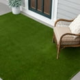 thumbnail image 2 of Mainstays Faux Grass Outdoor Area Rug, 8'x10', 2 of 8