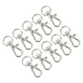 thumbnail image 1 of Mosquetones giratorios Sunnimix Plata 12 mm X 30 mm 10 piezas, 1 of 7