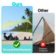 thumbnail image 4 of Barras de playa para carpa de playa Eiszhjk, 200 cm, 2 unidades, plegables, 4 of 7