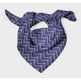 thumbnail image 3 of Bimba Orange Geometric Check Pure Silk Printed Head Bandanas Summer Neck Wrap Scarf 40 x 80 Inches, 3 of 6
