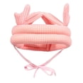 thumbnail image 4 of Gorro protector para bebé, gorro ajustable para bebé, sin golpes, protector anticolisión para bebé para gatear rosa, 4 of 9