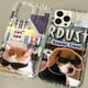 thumbnail image 5 of Funda para Teléfono Yangshaomei Diseño de Gato y Perro para iPhone 11 12 13 14 15 16, 5 of 5