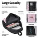 thumbnail image 4 of Easygdp Pink bows Mochila para Niños y Niñas con Set de Caja de Almuerzo y Estuche para Lápices 3 en 1, Mochila Escolar Estampada para Adolescentes, 4 of 7