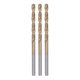 thumbnail image 1 of 3uds Helicoidales Brocas 2.9mm Titanio Revestido (HSS-E) M42 Alta Velocidad Acero 8% Cobalto Recto Vástago para Inoxidable Acero Aluminio Aleación Metal, 1 of 5