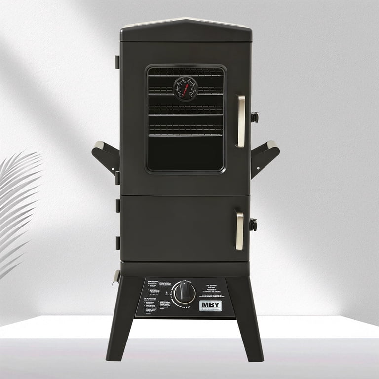 MAISON BACKYARDS Outdoor Vertical Propane Gas Smoker, 4 Removable