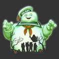 thumbnail image 2 of Men's Ghostbusters Halloween Stay Puft Marshmallow Man Graphic Tee Charcoal Heather Large, 2 of 5
