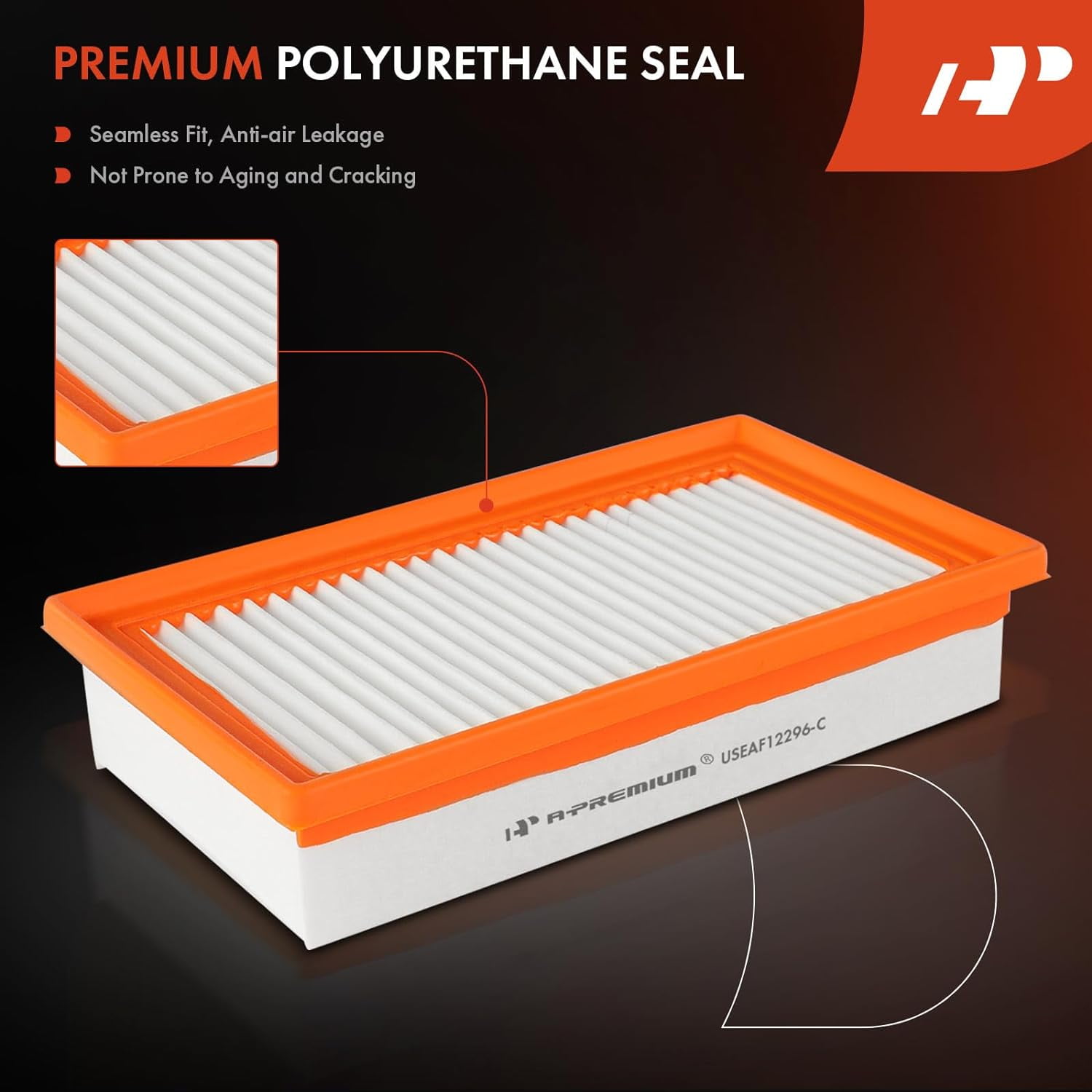 A-Premium Front 2-PC Engine Air Filter Compatible with Hyundai Accent 2018-2022 & Kia Rio 2018-2023, 1.6L, Replace# 28113H9100, 281138100