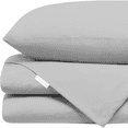 thumbnail image 1 of TESSO HOME Juego de Sábanas Ultrasoft – Máxima Suavidad y Frescura Todo el Año (KS Gris), 1 of 6
