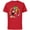 Red, variant on Avengers 60th Anniversary A-Logo Symbol Circle Faces- Short Sleeve Cotton T-Shirt for Adults - Customized-Red