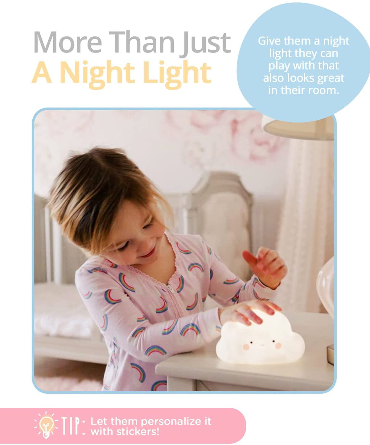 Safe and Durable Kawaii Lamp and Glowing Companion for Baby Feeding Rechargeable Seal Night Light with Auto-Off Timer Diaper Changing and Midnight Bathroom Trips SomeShine Kids Night Light 