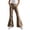 Q375 Khaki, variant on Glisme Little Girls Trousers Plaid Zip Front With Pockets Autumn Loose Fit Girls Flare Leg Pants Size 5-6 Years
