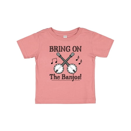 

Inktastic Banjo Music Bluegrass Gift Baby Boy or Baby Girl T-Shirt