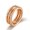 Rose Gold, variant on 3 in 1 Bands Rose Gold/Silver Women's 9mm Stainless Steel Cz Tail Ring Size 6-11
