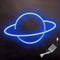 thumbnail image 1 of EIMELI Neon Sign LED Planet Neon Light Battery/USB Powered Colorful Neon Lamp Wall Mounted Planet Neon Nightlight Decorative Table Light for Birthday Bar Christmas Party, 1 of 8