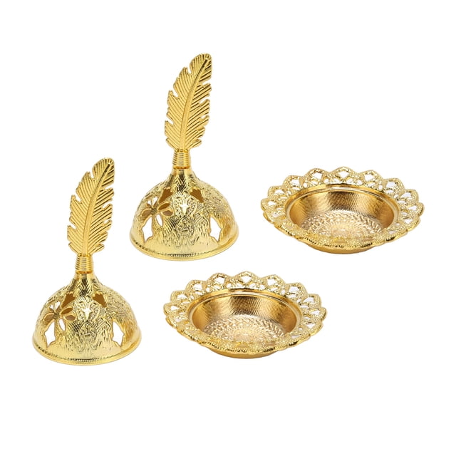 Soporte De Incienso, Soporte Para Quemador De Incienso Liso Exquisitamente Tallado, 2 Juegos Para Accesorios Fotográficos