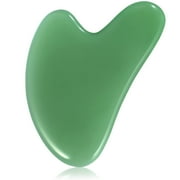 rosenice Jade Gua Sha JMS2 Tool for Facial Skincare - Relieve Muscle Tension, Reduce Puffiness - Festive Gift