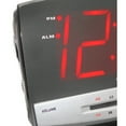 Westclox Tech Large Display Clock Radio