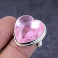 thumbnail image 2 of Natural Kunzite Gemstone Handmade 925 Sterling Silver Jewelry Ring Size 10, 2 of 2
