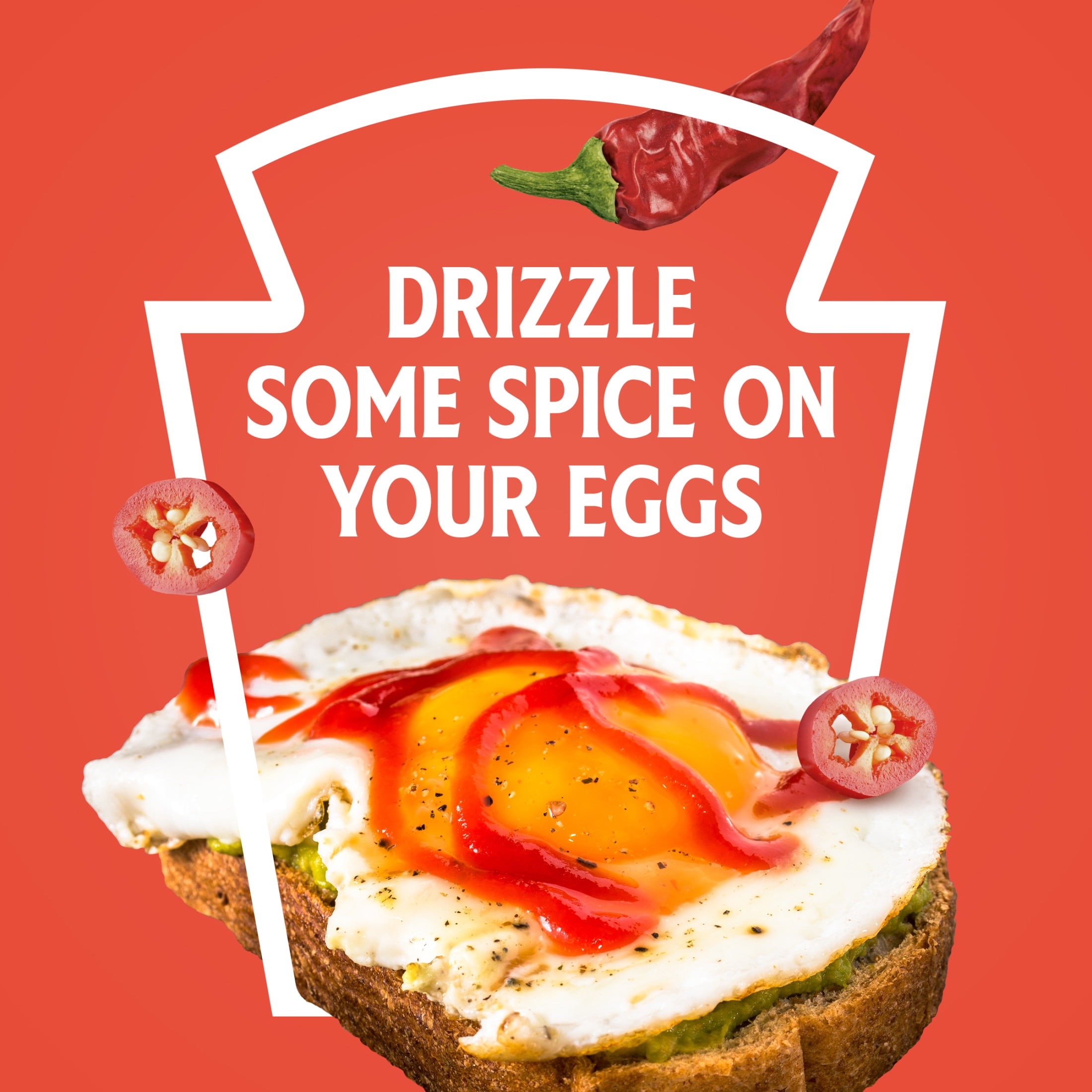Heinz Tomato Ketchup Blended With Chipotle Squeeze Bottle, 1 Bottle, for Easy Sharing and Easy Serving, Medium Hot, 14 oz