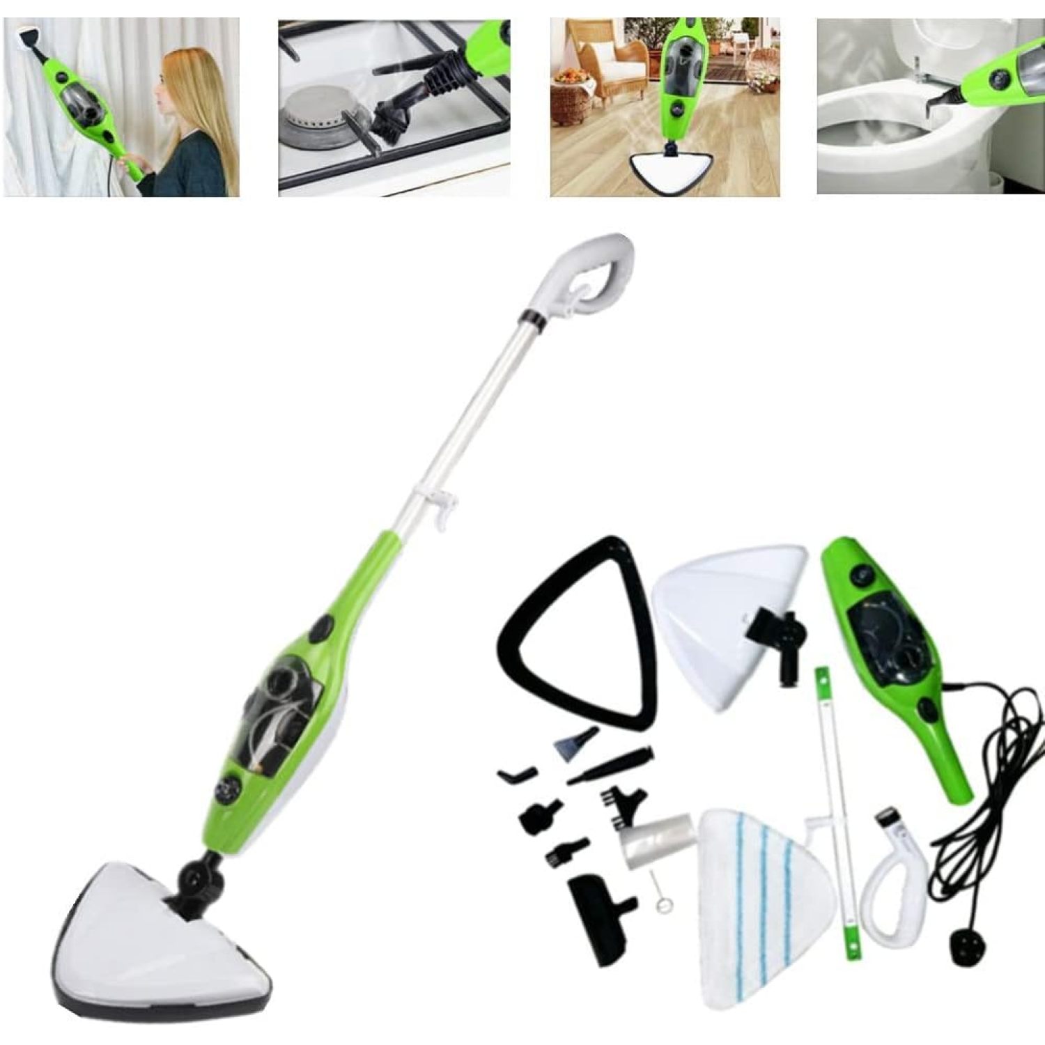 Electric Cleaner Floor Hot Steam Mop All Purpose Hand Held Steam