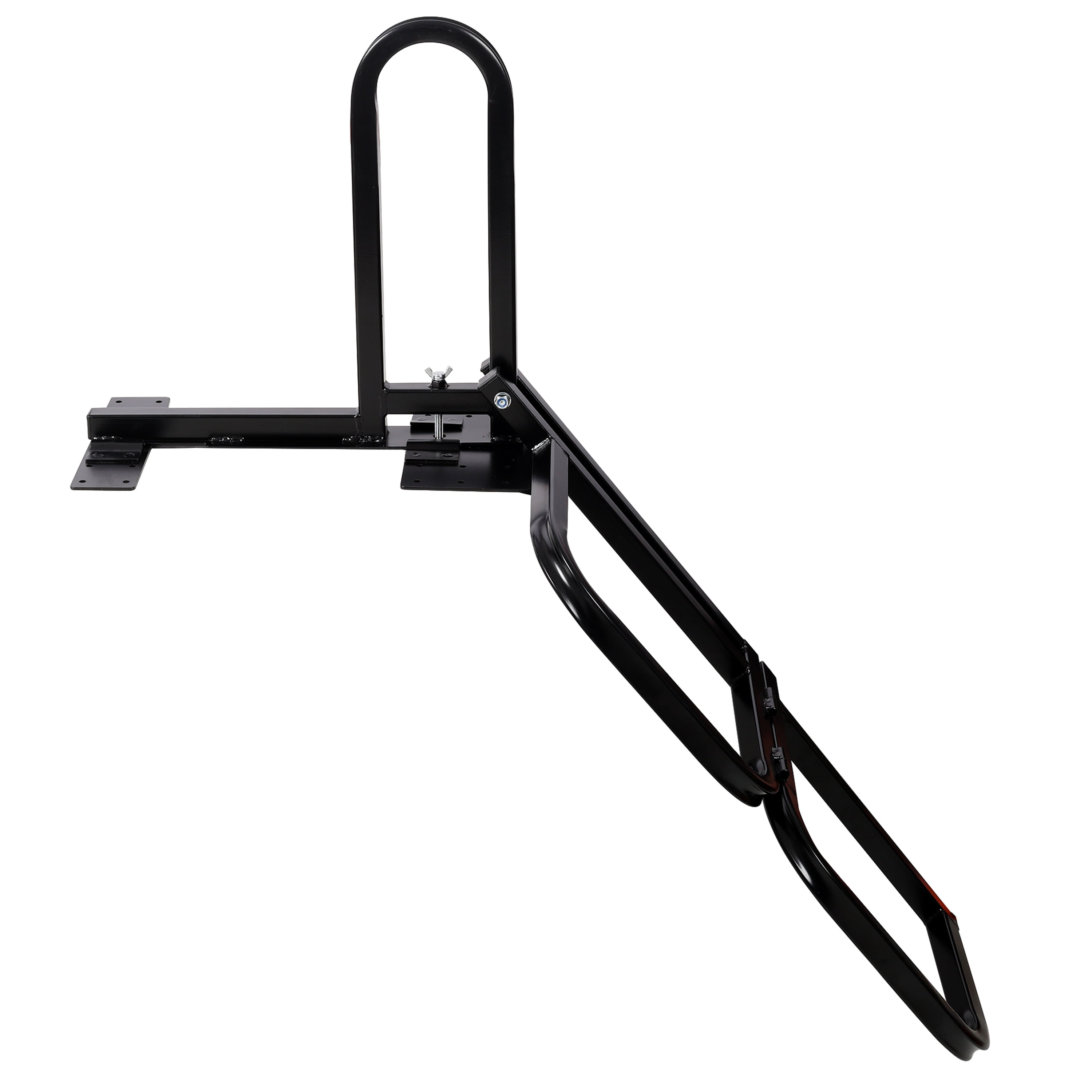 Truck Tailgate Mounting Step, 300 LBS Capacity, Foldable Design, Hand Rail, Powder Coated, Universal Fit