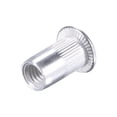 thumbnail image 5 of Unique Bargains M5 Rivet Nuts Aluminium Alloy Knurled Flat Head Threaded Insert Nut Silver 25 pcs, 5 of 5