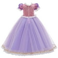 thumbnail image 2 of Girls Princess Costume Birthday Christmas Halloween Cosplay Carnival Fancy Dress,Child 3t, 2 of 6