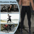 thumbnail image 6 of KIWI RATA Men's Compression Pant Athletic Tight Quick Drying Leggings Seamless Base Layer Bottom Sports Pant, 6 of 7