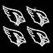 thumbnail image 3 of Ensemble de 4 Petits T-Shirts Cardinal Blue Jay Head Scintillants en Cristal de Strass par JCS Rhinestones, 3 of 4