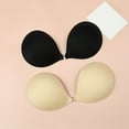 thumbnail image 4 of khonts,Women's Adhesive Bra Reusable Strapless Self Silicone Push up Invisible Sticky Bras for Backless Dress Black XL, 4 of 7