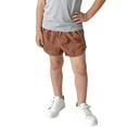 thumbnail image 2 of ITSAME Boys Girls Shorts, Elastic Waist Cotton Loose Fit Summer Casual Fashion Hot Pants Red Size 3T, 2 of 9