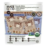 Made Good Minis Mixed Flavors Jumbo 20 pack 10 Chocolate Chip 10 Mixed Berry
